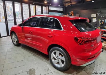 강남, 양재, 과천 자동차 랩핑 전문 쪼군샵 [ 아우디 Q3 ] 3M 글로스 화이트(유광 화이트) 전체 랩핑 시공하기 / 서초, 강남, 양재