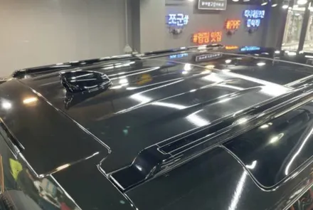 작지만 큰 드레스업 효과를 가질 수 있는 랜드로버 디펜더 루프 스킨 부분 랩핑, 강남 양재동 루프 스킨 랩핑 맛집 쪼군샵 / 서초, 강남, 양재