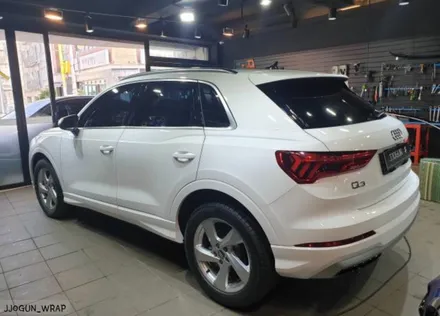 강남, 양재, 과천 자동차 랩핑 전문 쪼군샵 [ 아우디 Q3 ] 3M 글로스 화이트(유광 화이트) 전체 랩핑 시공하기 / 서초, 강남, 양재