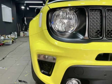JEEP RENEGADE(지프 레니게이드), 루시드 옐로 전체 랩핑 및 사틴 블랙 부분 랩핑 강남 양재동 자동차 드레스 업 전문 쪼군샵 / 서초, 강남, 양재