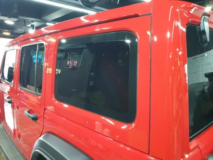 JEEP, 랭글러 루비콘 파워탑을 하드탑 처럼 연출해 보기!! 사틴 블랙 부분 랩핑 / 서초, 강남, 양재