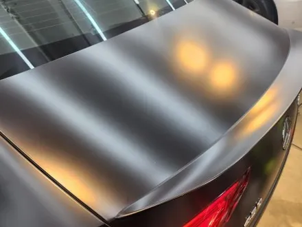 메르세데스 벤츠 CLS 450 사틴 블랙 전체 랩핑 시공 / 서초, 강남, 양재