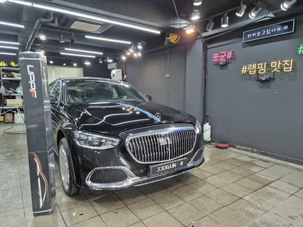 보호와 드레스 업을 한방에 해결!! 메르세데스 벤츠 마이바흐 S 클래스 전체 무광 PPF 시공, / 강남구 역삼동