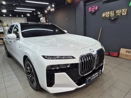 화이트 앤 블랙, 순정처럼 듀오톤(투톤) 블랙 PPF 시공, BMW 740 i / 강남구 역삼동