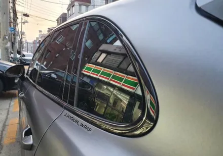 강남. 양재동. 서초 [ 포르쉐 카이엔 S ] 3M 사틴 다크 그레이 전체 랩핑 시공하기 / 서초, 강남, 양재