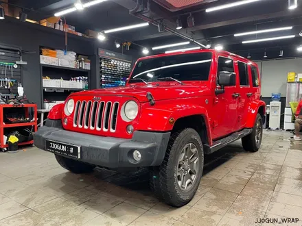 JEEP 랭글러 루비콘, 3M 유광 화이트 전체 랩핑, 자동차 드레스 업 전문 쪼군샵 / 서초, 강남, 양재