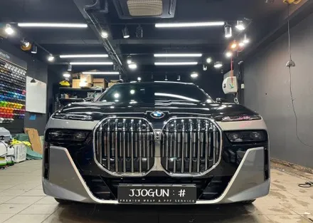 순정답게!! BMW 740 i, KF21 블랙 PPF 듀오톤(투톤) 시공 / 서초, 강남, 양재