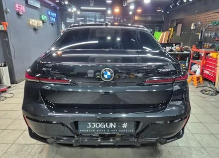 BMW 740 i 크롬 딜리트(크롬 죽이기) 부분 랩핑 시공 / 강남구 역삼동