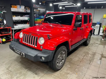 JEEP 랭글러 루비콘, 3M 유광 화이트 전체 랩핑, 자동차 드레스 업 전문 쪼군샵 / 서초, 강남, 양재