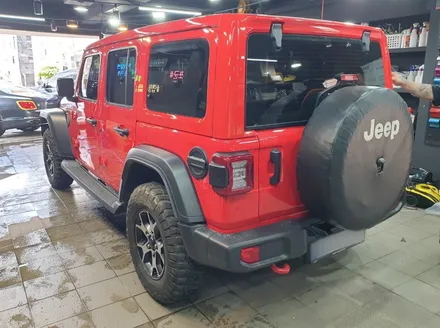 JEEP, 랭글러 루비콘 파워탑을 하드탑 처럼 연출해 보기!! 사틴 블랙 부분 랩핑 / 서초, 강남, 양재