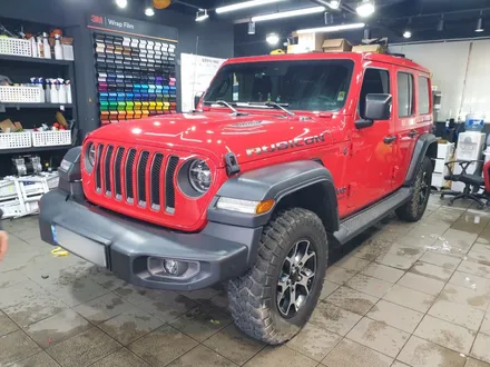 JEEP, 랭글러 루비콘 파워탑을 하드탑 처럼 연출해 보기!! 사틴 블랙 부분 랩핑 / 서초, 강남, 양재