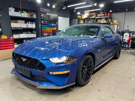 품격있는 머스탱 GT, 에이버리 사틴 블랙 전체 랩핑 시공!! / 서초, 강남, 양재