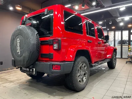 JEEP 랭글러 루비콘, 3M 유광 화이트 전체 랩핑, 자동차 드레스 업 전문 쪼군샵 / 서초, 강남, 양재