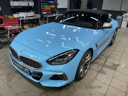 BMW Z4 m40 i , 스카이 블루 전체 랩핑, 강남 양재동 자동차 드레스 업 전문 쪼군샵 / 서초, 강남, 양재