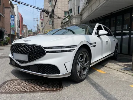 제네시스 G90, Avery Satin White(에이버리 사틴 화이트) 전체 랩핑 강남 양재동 자동차 드레스 업 전문 쪼군샵 / 서초, 강남, 양재