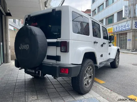 JEEP 랭글러 루비콘, 3M 유광 화이트 전체 랩핑, 자동차 드레스 업 전문 쪼군샵 / 서초, 강남, 양재