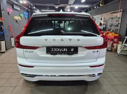 강남 양재동 자동차 랩핑 볼보 XC 60, 고광택 유광 화이트 전체 랩핑 시공 / 강남구 역삼동