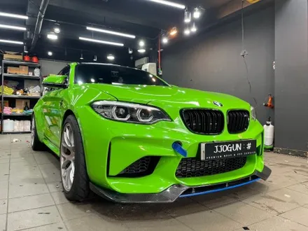 BMW M2 전체 랩핑 제거 후, 비닐 프로그 Gloss Thyme Green(글로스 타임 그린) 재시공 / 서초, 강남, 양재