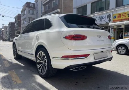 역동적인 벤틀리 벤테이가 오토컷 전체 PPF, 강남 양재동 자동차 드레스 업 전문 쪼군샵 / 서초, 강남, 양재