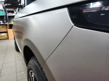 레인지로버 보그, Matte Gray Aluminum(매트 그레이 알루미늄) 전체 래핑 + 블랙 패키지 / 서초, 강남, 양재