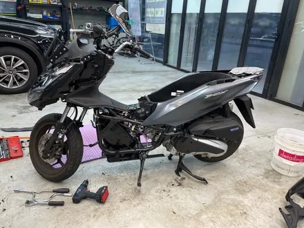 강남. 서초. 분당 [ HONDA PCX ] Matte Blue Metallic 전체 랩핑 시공하기_출장 랩핑 / 서초, 강남, 양재