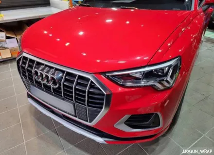 강남, 양재, 과천 자동차 랩핑 전문 쪼군샵 [ 아우디 Q3 ] 3M 글로스 화이트(유광 화이트) 전체 랩핑 시공하기 / 서초, 강남, 양재