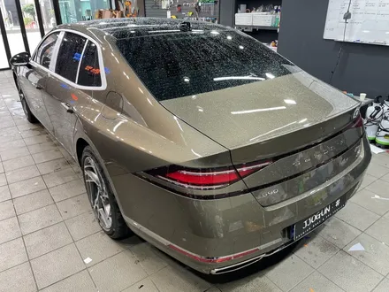 제네시스 G90, Avery Satin White(에이버리 사틴 화이트) 전체 랩핑 강남 양재동 자동차 드레스 업 전문 쪼군샵 / 서초, 강남, 양재