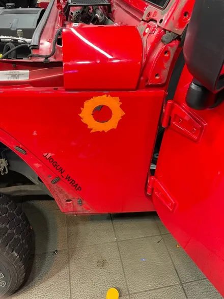 JEEP 랭글러 루비콘, 3M 유광 화이트 전체 랩핑, 자동차 드레스 업 전문 쪼군샵 / 서초, 강남, 양재