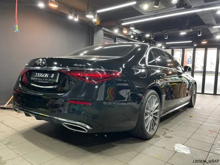 신차 컨디션으로 유지할 수 있는 메르세데스-벤츠 S 500 앞뒤 범퍼 부분 PPF, 강남 양재동 자동차 드레스 업 전문 쪼군샵 / 서초, 강남, 양재