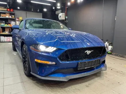 품격있는 머스탱 GT, 에이버리 사틴 블랙 전체 랩핑 시공!! / 서초, 강남, 양재