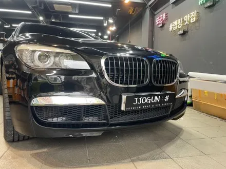 랩핑 맛집, 쪼군샵 BMW 740 LI 크롬 딜리트(크롬 죽이기) 시공, / 서초, 강남, 양재