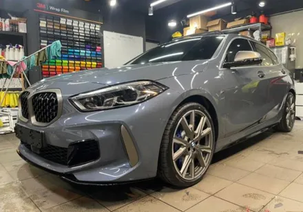 BMW, M 135 i 크롬 딜리트(크롬 죽이기) 및 실내 카본 부분 랩핑 / 서초, 강남, 양재