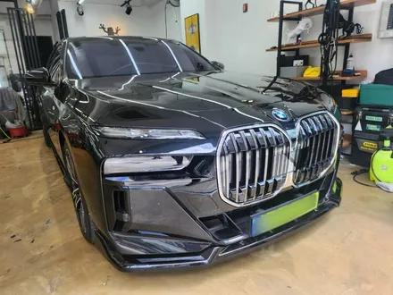 BMW 750e 그릴 및 윈도우 몰딩 크롬 딜리트(크롬 죽이기) / 서초, 강남, 양재