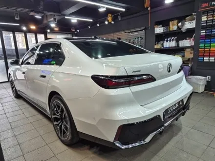 화이트 앤 블랙, 순정처럼 듀오톤(투톤) 블랙 PPF 시공, BMW 740 i / 강남구 역삼동