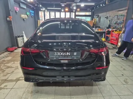 강남 양재동 랩핑 메르세데스 벤츠 S 클래스, 듀오톤 사틴 블랙 투톤 랩핑은 쪼군샵 / 강남구 역삼동