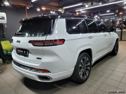 JEEP GRAND CHEROKEE L OVERLAND, 루프 스킨 부분 랩핑 시공, 자동차 드레스 업 전문 _ 쪼군샵 / 서초, 강남, 양재