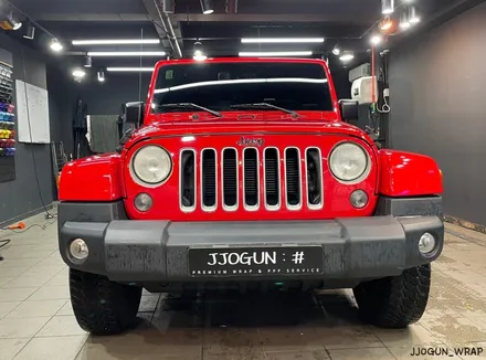 JEEP 랭글러 루비콘, 3M 유광 화이트 전체 랩핑, 자동차 드레스 업 전문 쪼군샵 / 서초, 강남, 양재