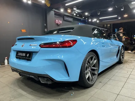 BMW Z4 m40 i , 스카이 블루 전체 랩핑, 강남 양재동 자동차 드레스 업 전문 쪼군샵 / 서초, 강남, 양재