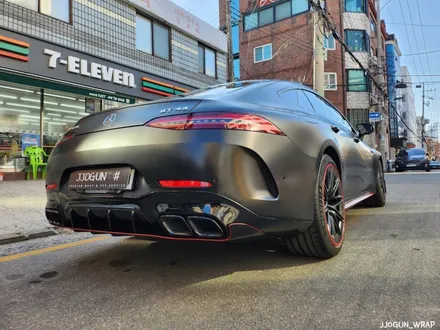 메르세데스 - 벤츠 GT 43 AMG  전체 무광 PPF 및 크롬 딜리트(크롬 죽이기), 포인트 랩핑 강남 양재동 자동차 드레스 업 전문 쪼군샵 / 서초, 강남, 양재