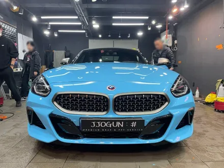 BMW Z4 m40 i , 스카이 블루 전체 랩핑, 강남 양재동 자동차 드레스 업 전문 쪼군샵 / 서초, 강남, 양재