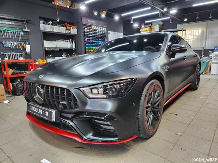 메르세데스 - 벤츠 GT 43 AMG  전체 무광 PPF 및 크롬 딜리트(크롬 죽이기), 포인트 랩핑 강남 양재동 자동차 드레스 업 전문 쪼군샵 / 서초, 강남, 양재