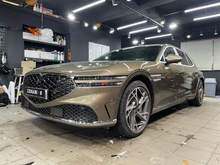 제네시스 G90, Avery Satin White(에이버리 사틴 화이트) 전체 랩핑 강남 양재동 자동차 드레스 업 전문 쪼군샵 / 서초, 강남, 양재