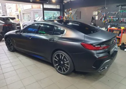 오묘한 매력에 빠진, BMW M 850i 클리프 디자인 전체 무광 PPF 크롬 딜리트(크롬 죽이기) / 서초, 강남, 양재