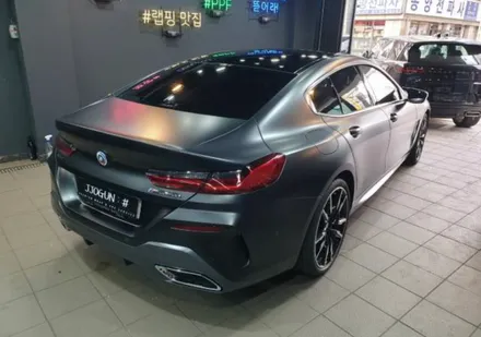 오묘한 매력에 빠진, BMW M 850i 클리프 디자인 전체 무광 PPF 크롬 딜리트(크롬 죽이기) / 서초, 강남, 양재