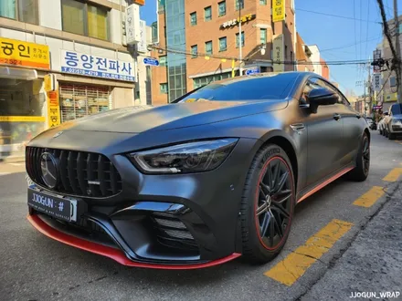 메르세데스 - 벤츠 GT 43 AMG  전체 무광 PPF 및 크롬 딜리트(크롬 죽이기), 포인트 랩핑 강남 양재동 자동차 드레스 업 전문 쪼군샵 / 서초, 강남, 양재