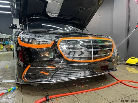 신차 컨디션으로 유지할 수 있는 메르세데스-벤츠 S 500 앞뒤 범퍼 부분 PPF, 강남 양재동 자동차 드레스 업 전문 쪼군샵 / 서초, 강남, 양재