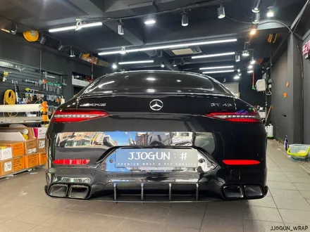 메르세데스 - 벤츠 GT 43 AMG  전체 무광 PPF 및 크롬 딜리트(크롬 죽이기), 포인트 랩핑 강남 양재동 자동차 드레스 업 전문 쪼군샵 / 서초, 강남, 양재