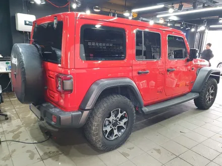 JEEP, 랭글러 루비콘 파워탑을 하드탑 처럼 연출해 보기!! 사틴 블랙 부분 랩핑 / 서초, 강남, 양재