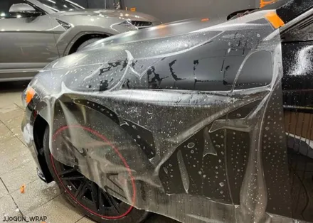 메르세데스 - 벤츠 GT 43 AMG  전체 무광 PPF 및 크롬 딜리트(크롬 죽이기), 포인트 랩핑 강남 양재동 자동차 드레스 업 전문 쪼군샵 / 서초, 강남, 양재