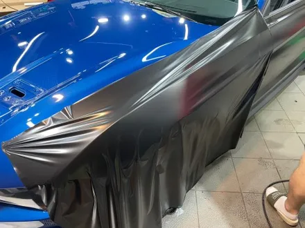 품격있는 머스탱 GT, 에이버리 사틴 블랙 전체 랩핑 시공!! / 서초, 강남, 양재